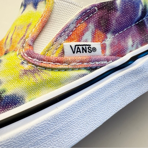 VANS Women’s Classic Slip On Washed Tie Dye Canvas Shoes Sneakers Size 7.5 - Picture 9 of 11